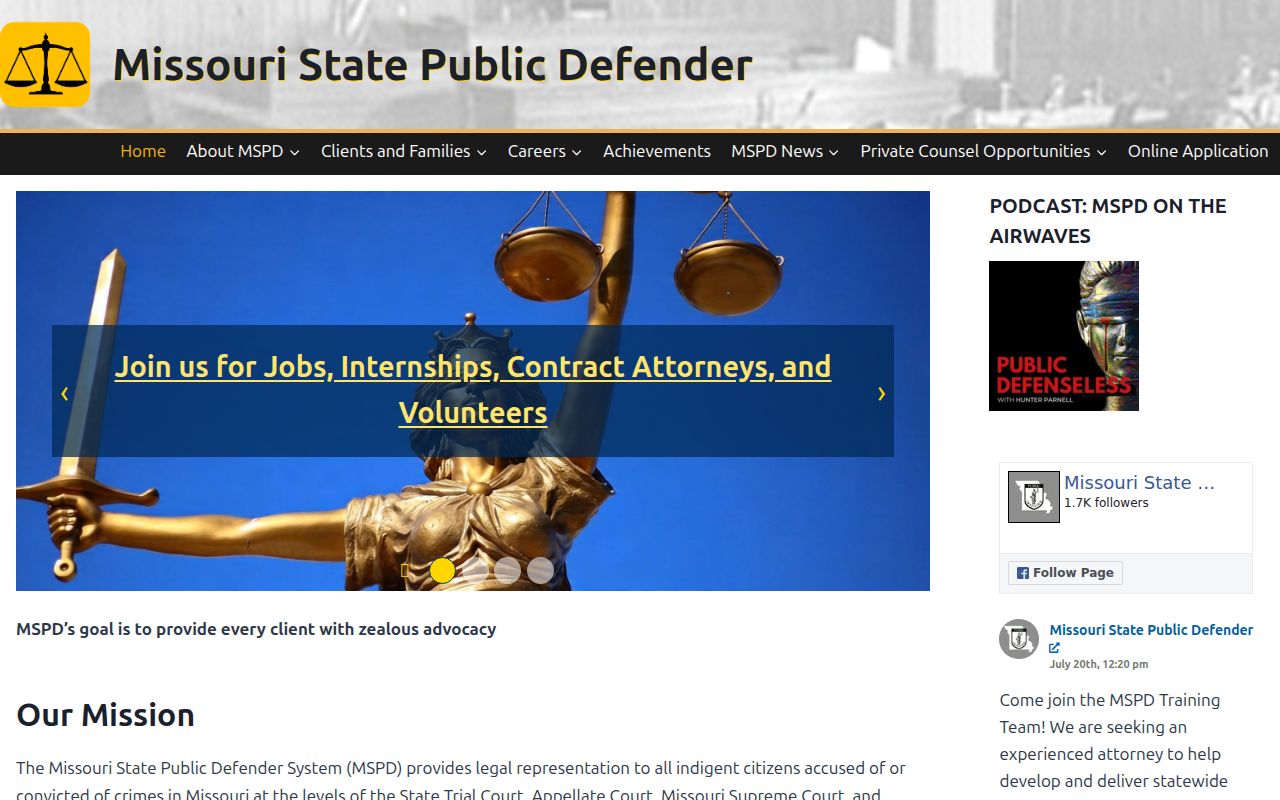 Schuyler County court case lookup through the Missouri State Public Defender directory