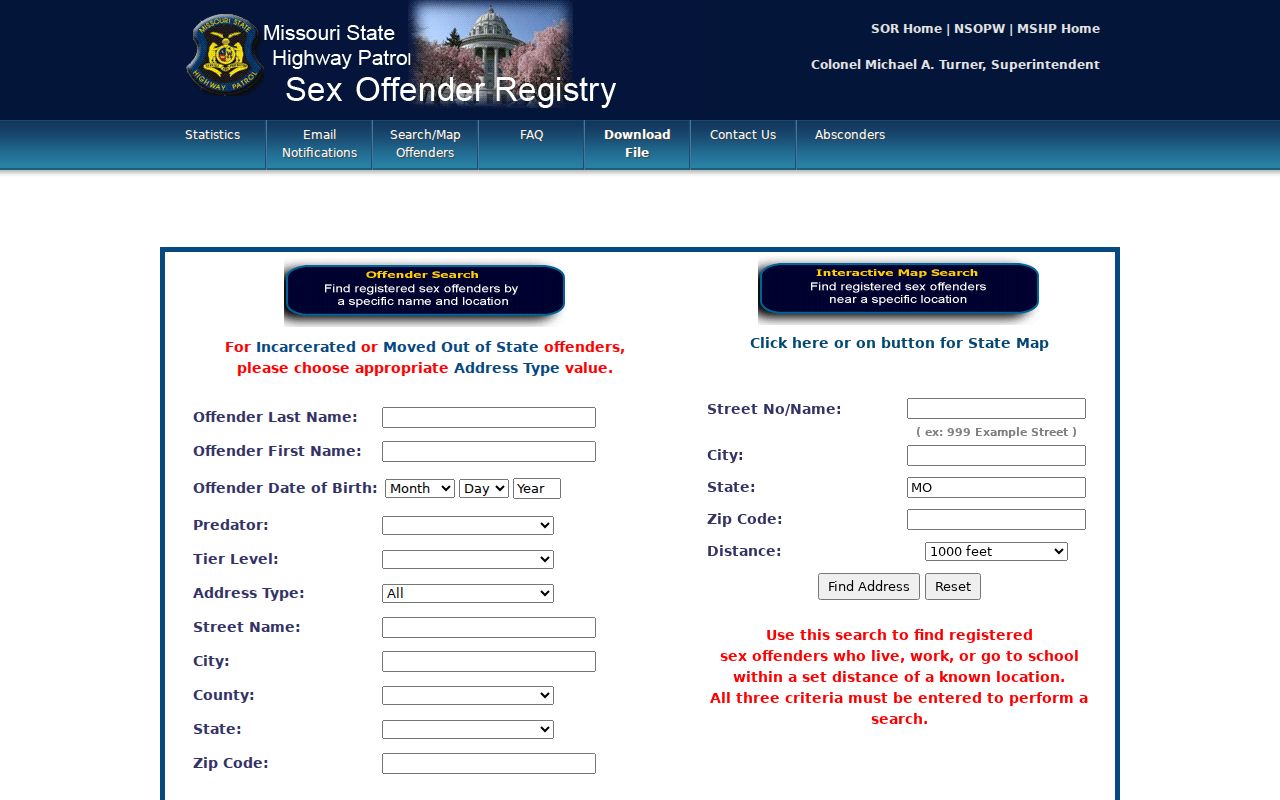 Schuyler County sex offender registry search controls